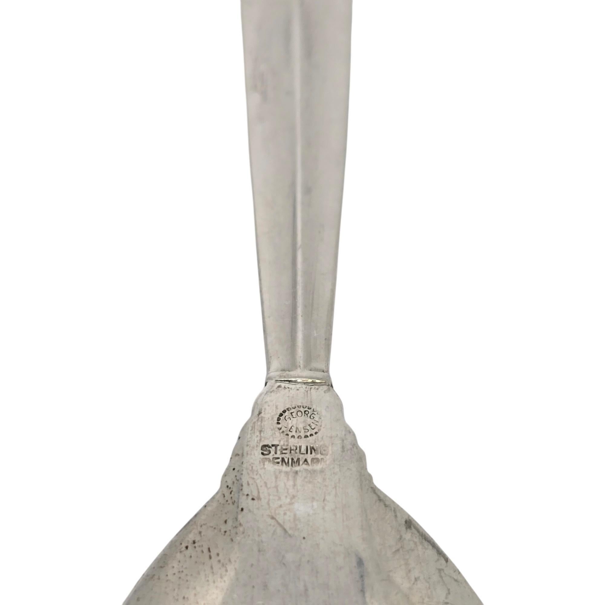 Cucchiaio da zucchero in argento sterling Georg Jensen Denmark Acanthus 5 7/8