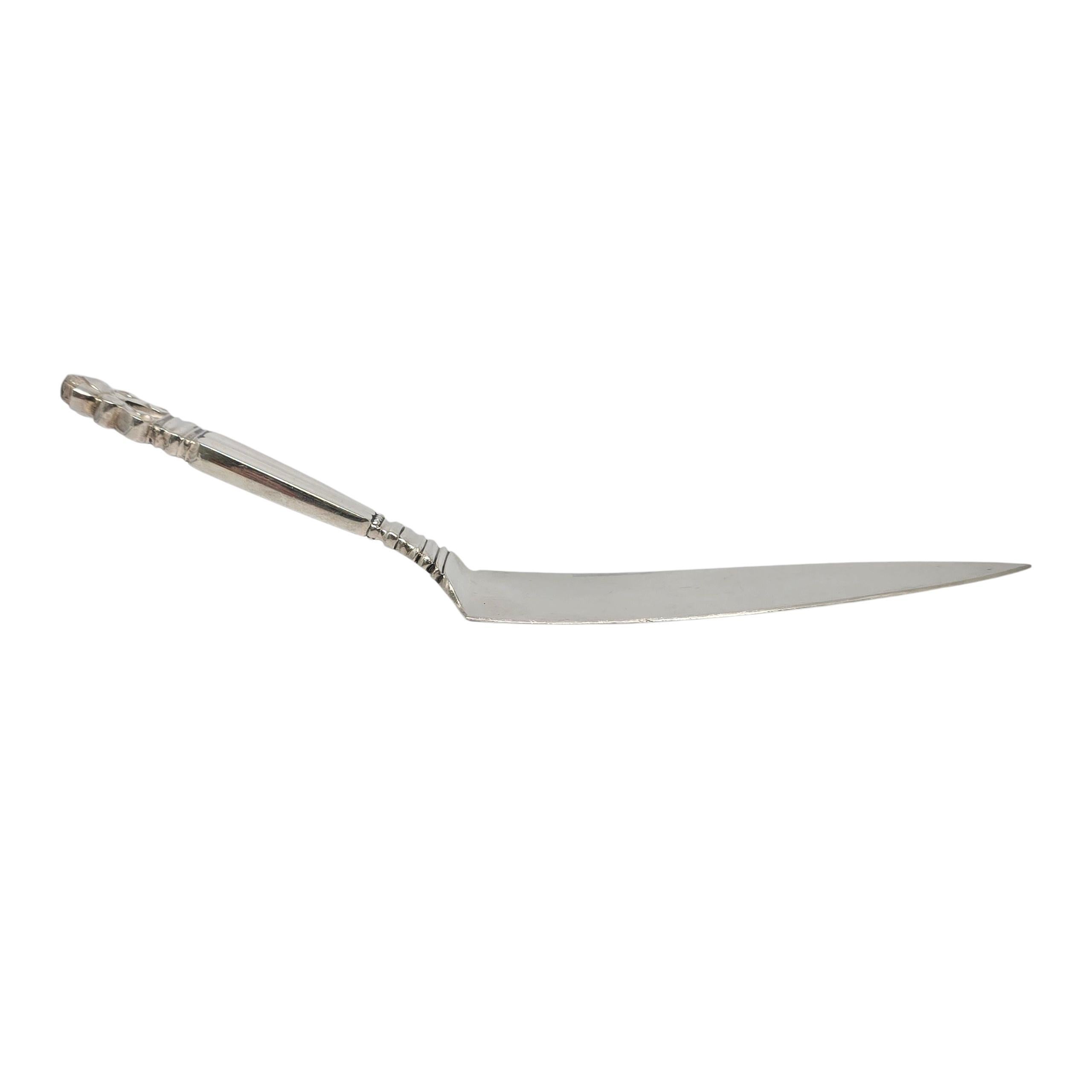 Georg Jensen Dänemark Eichel alle Sterling Silber Pie Server #22987 (Art nouveau) im Angebot