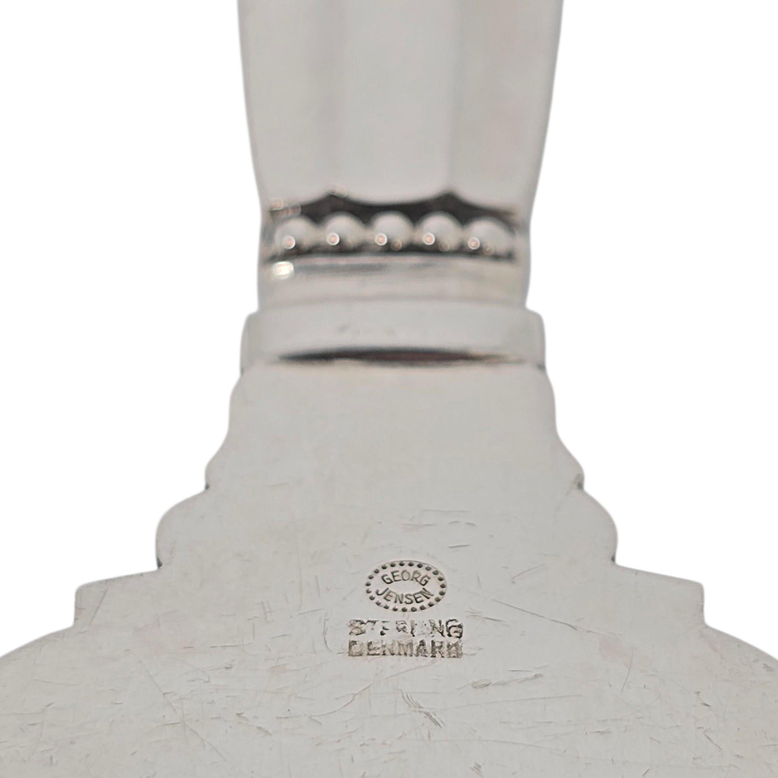 Georg Jensen Dänemark Eichel alle Sterling Silber Pie Server #22987 im Angebot 3