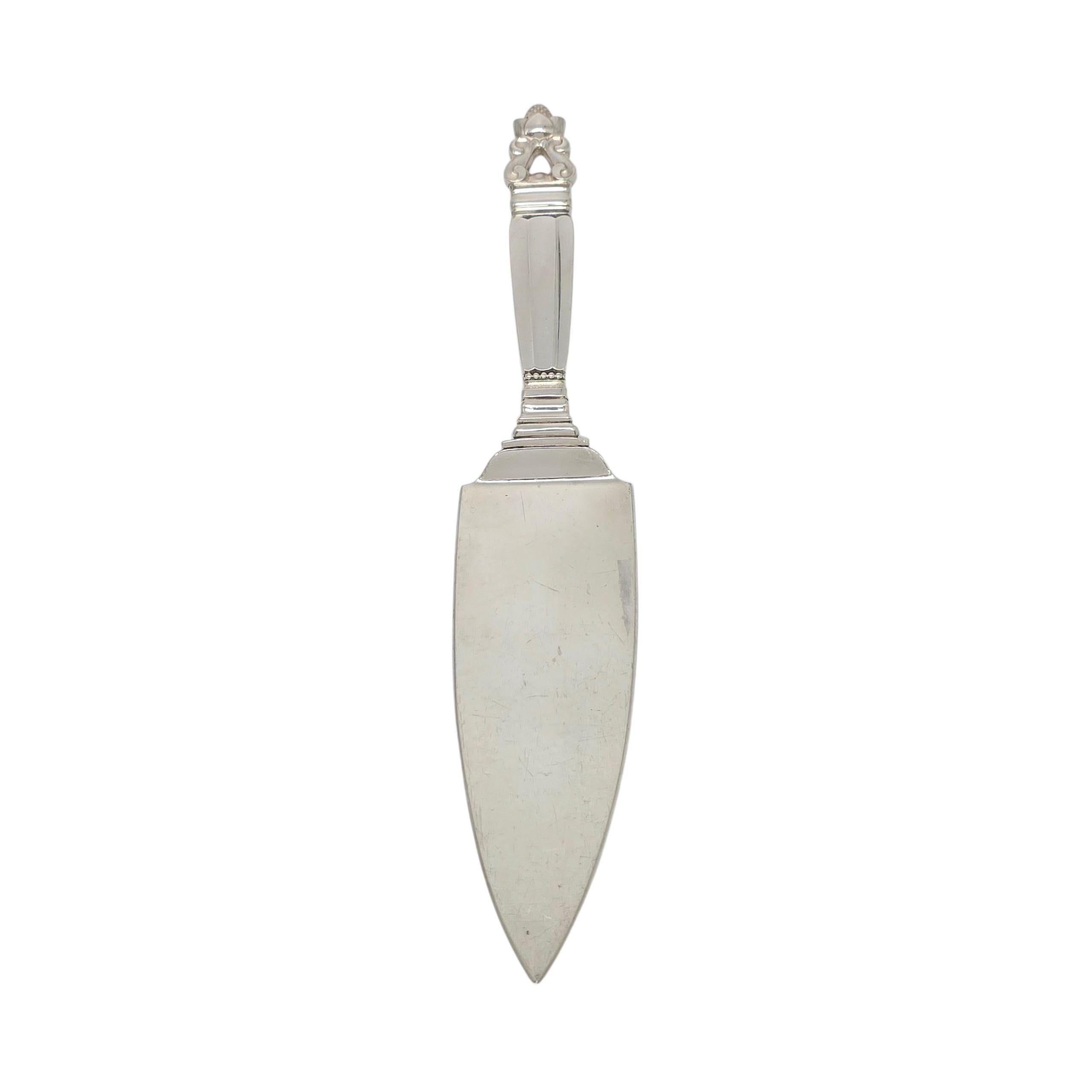 Georg Jensen Dänemark Eichel alle Sterling Silber Pie Server #22987