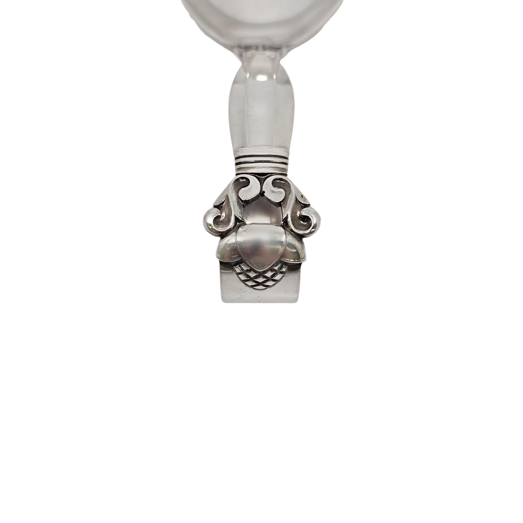Cucchiaio per bambini con manico curvo Georg Jensen Danimarca #21187 In condizioni buone in vendita a Washington Depot, CT