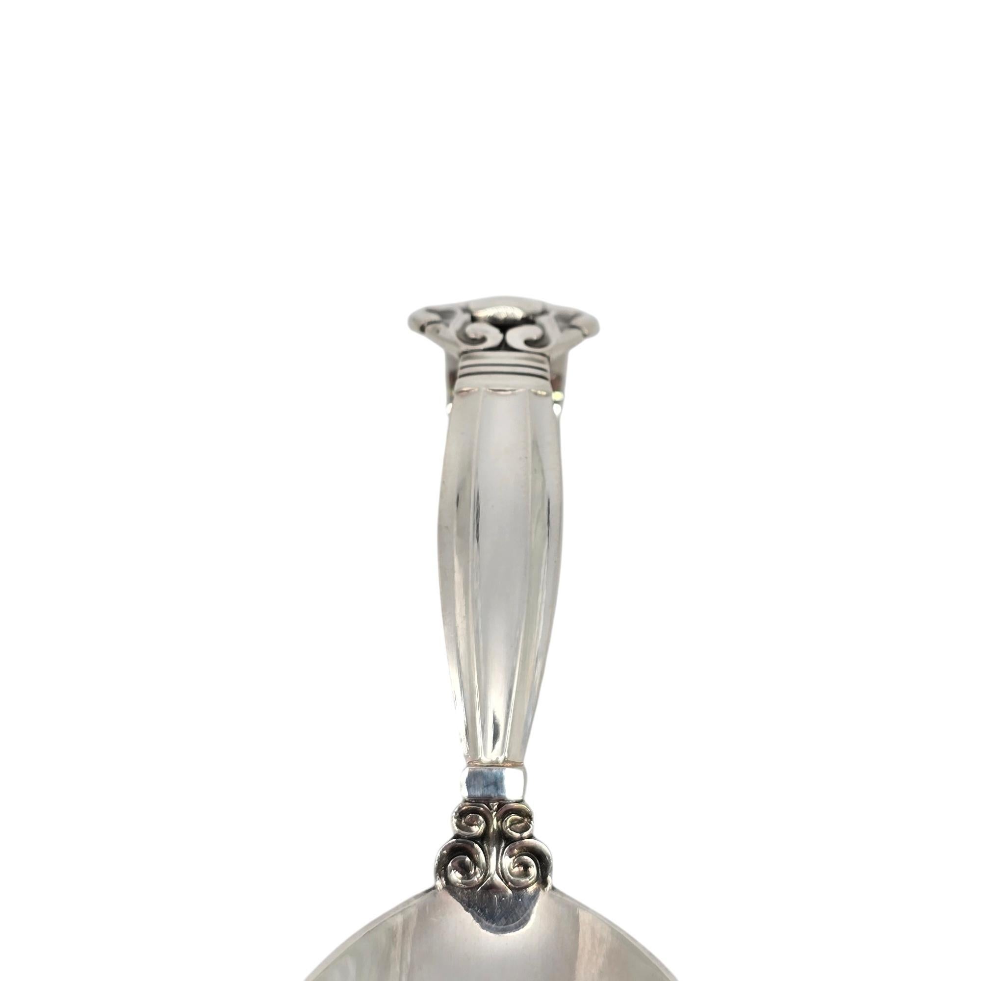 da uomo o donna Cucchiaio per bambini con manico curvo Georg Jensen Danimarca #21187 in vendita