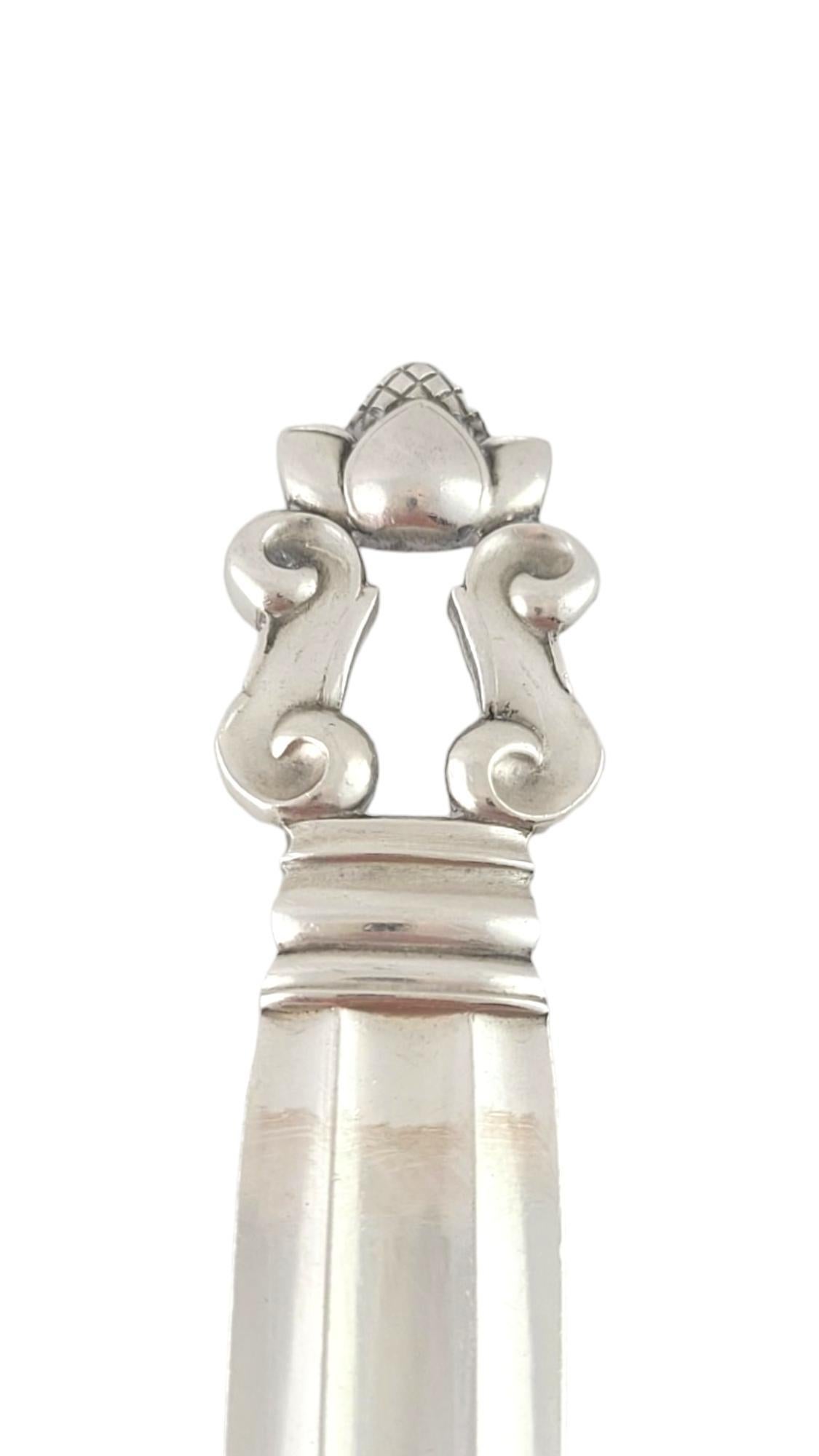 Georg Jensen Danimarca Cucchiaio da portata a ghianda 9