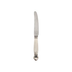 Georg Jensen Dänemark Eichel-Sterlingsilber-Obstmesser mit Griff #12781