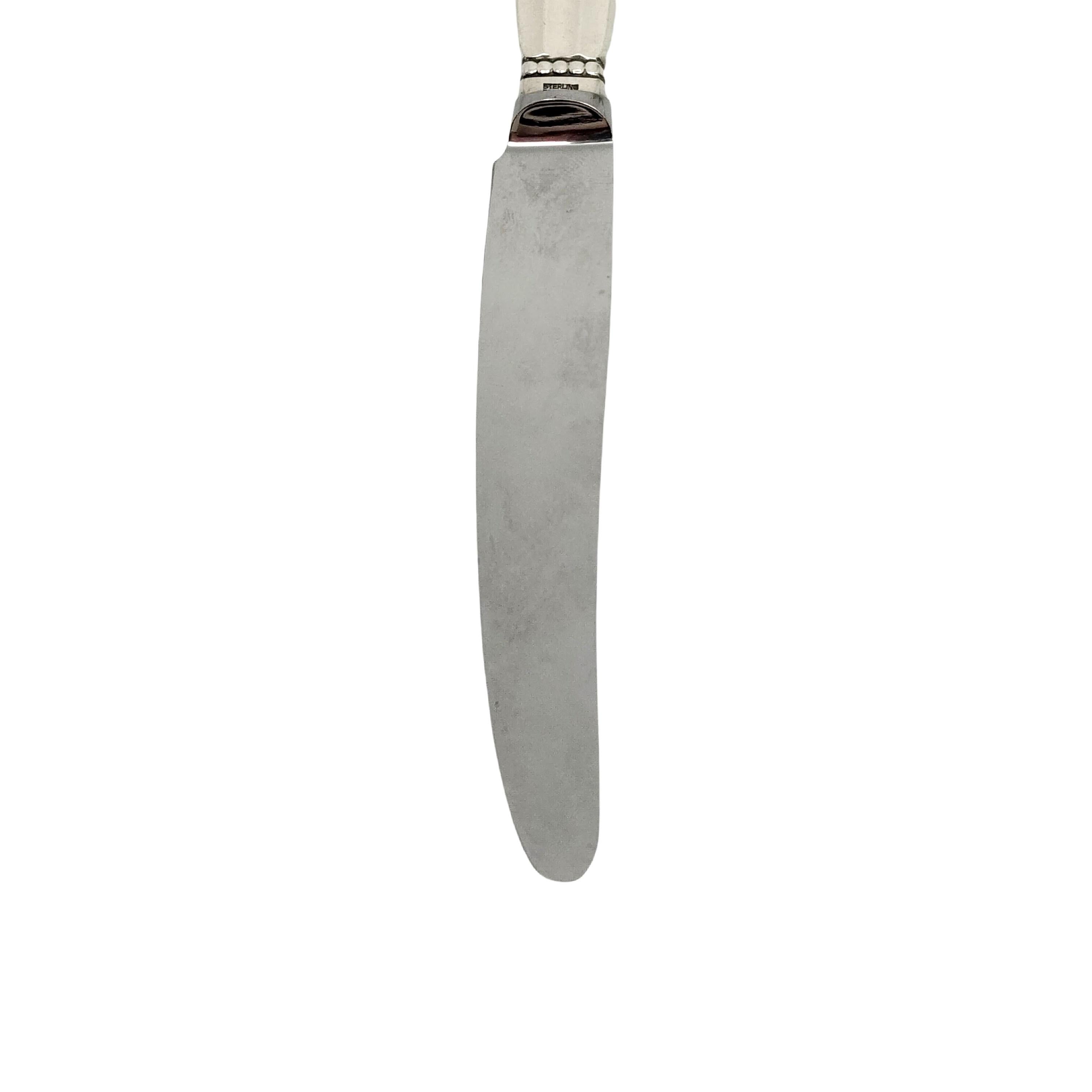 Georg Jensen Denmark Acorn Sterling Silver Handle Fruit Knife #12781 (Couteau à fruits) en vente 2