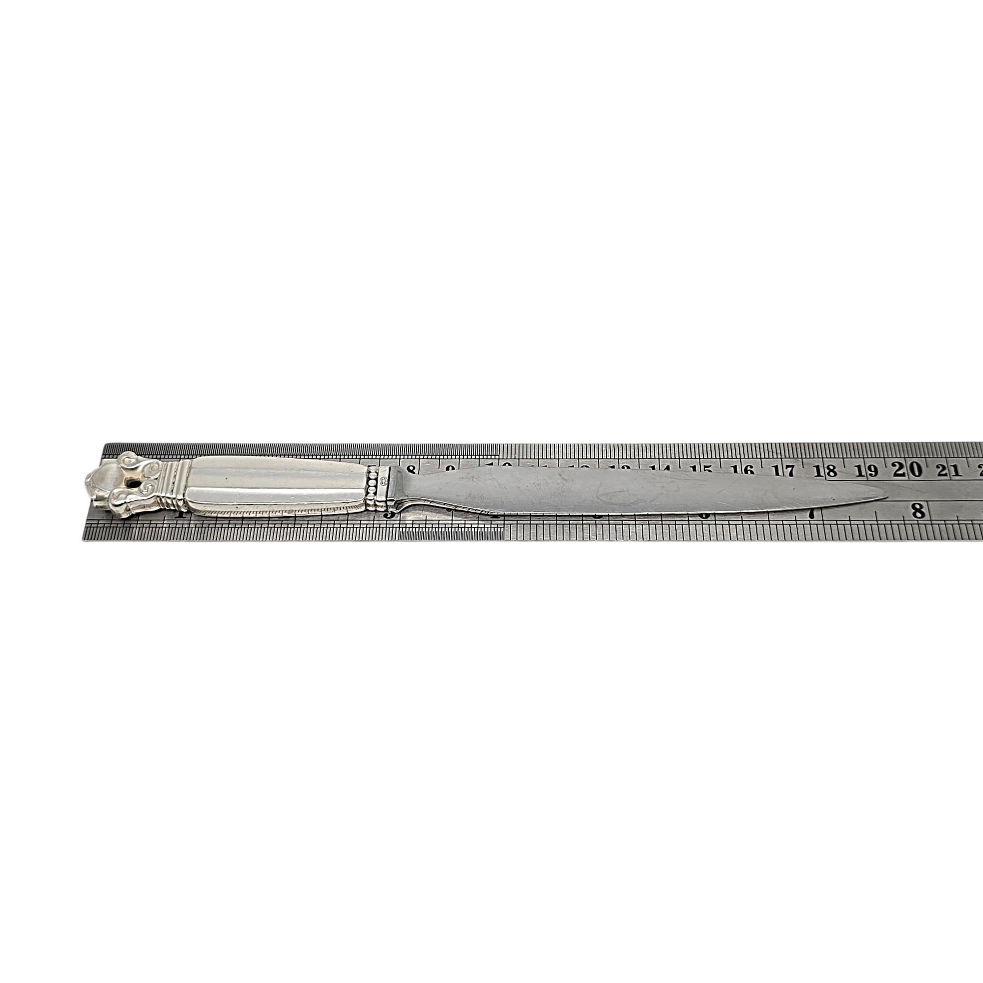 Georg Jensen Denmark Acorn Sterling Silver Handle Letter Opener #19466 5