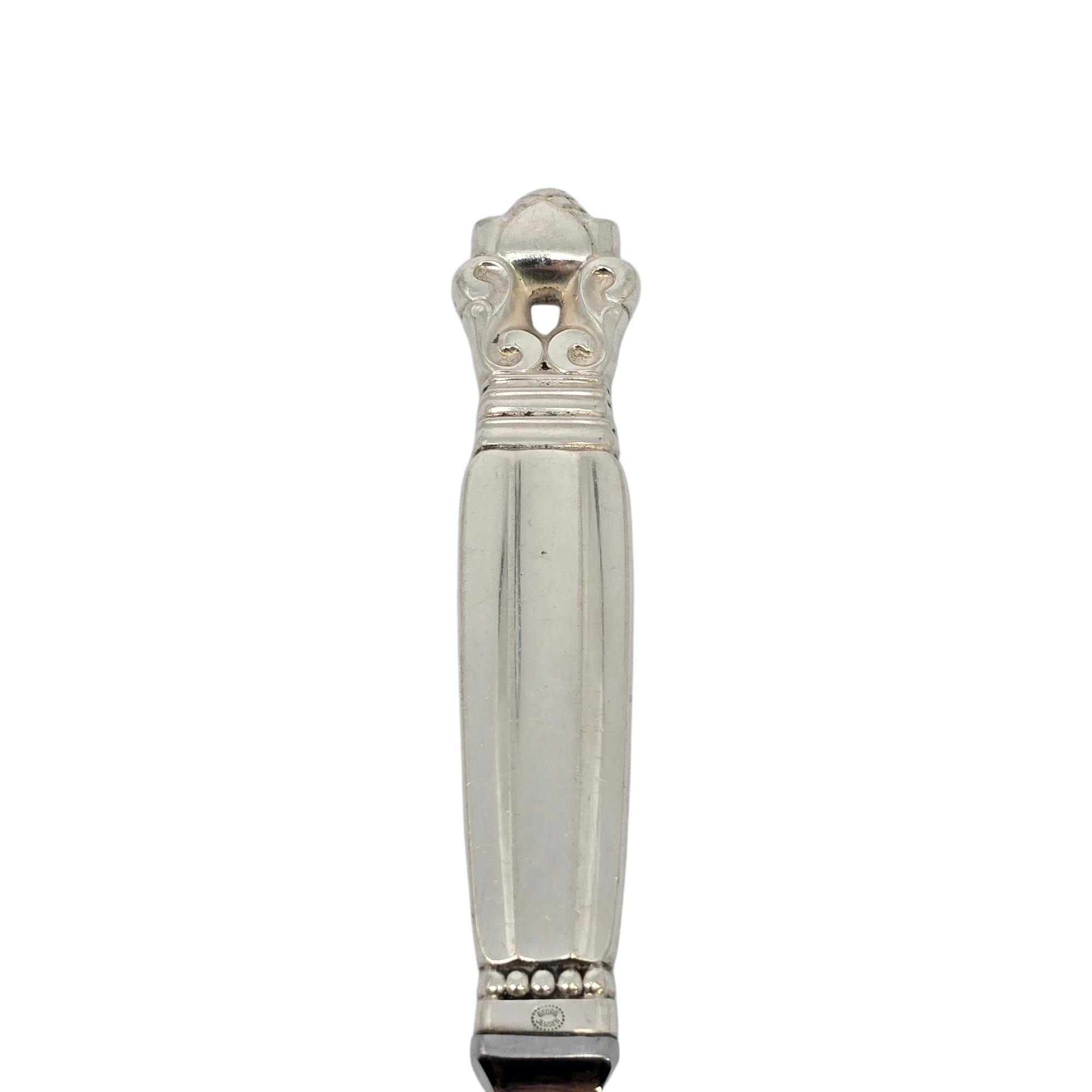 Georg Jensen Denmark Acorn Sterling Silver Handle Letter Opener #19466 1