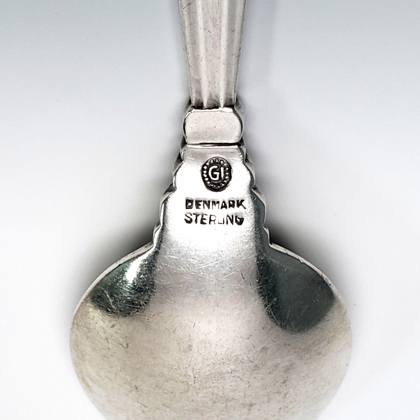 Georg Jensen Denmark Acorn Sterling Silver Medium Teaspoon 1