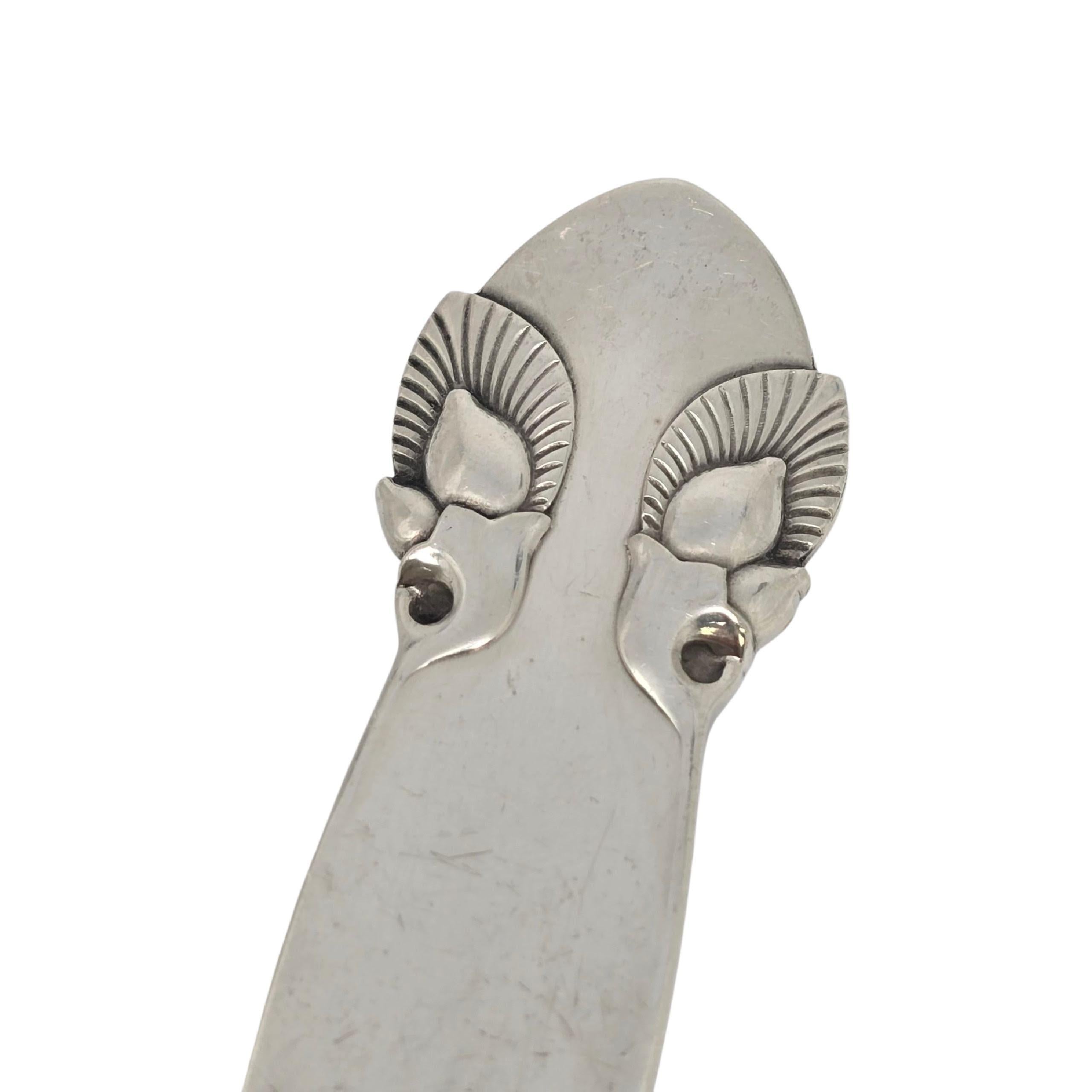 Georg Jensen Dänemark Bittersweet/Pinje All Sterling Silber Pie Server #22986 im Angebot 4