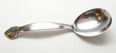Georg Jensen Denmark Bittersweet Sterling Silver Jam/Jelly Spoon