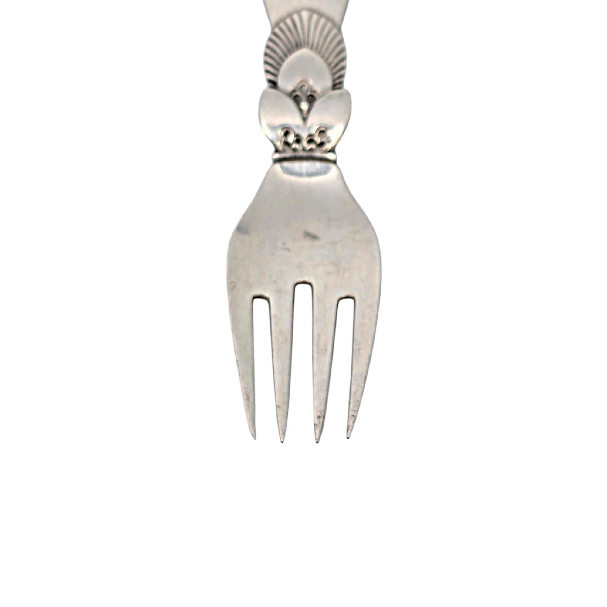 da uomo o donna Georg Jensen Denmark Cactus in argento sterling Baby Fork w/Mono #19469 in vendita