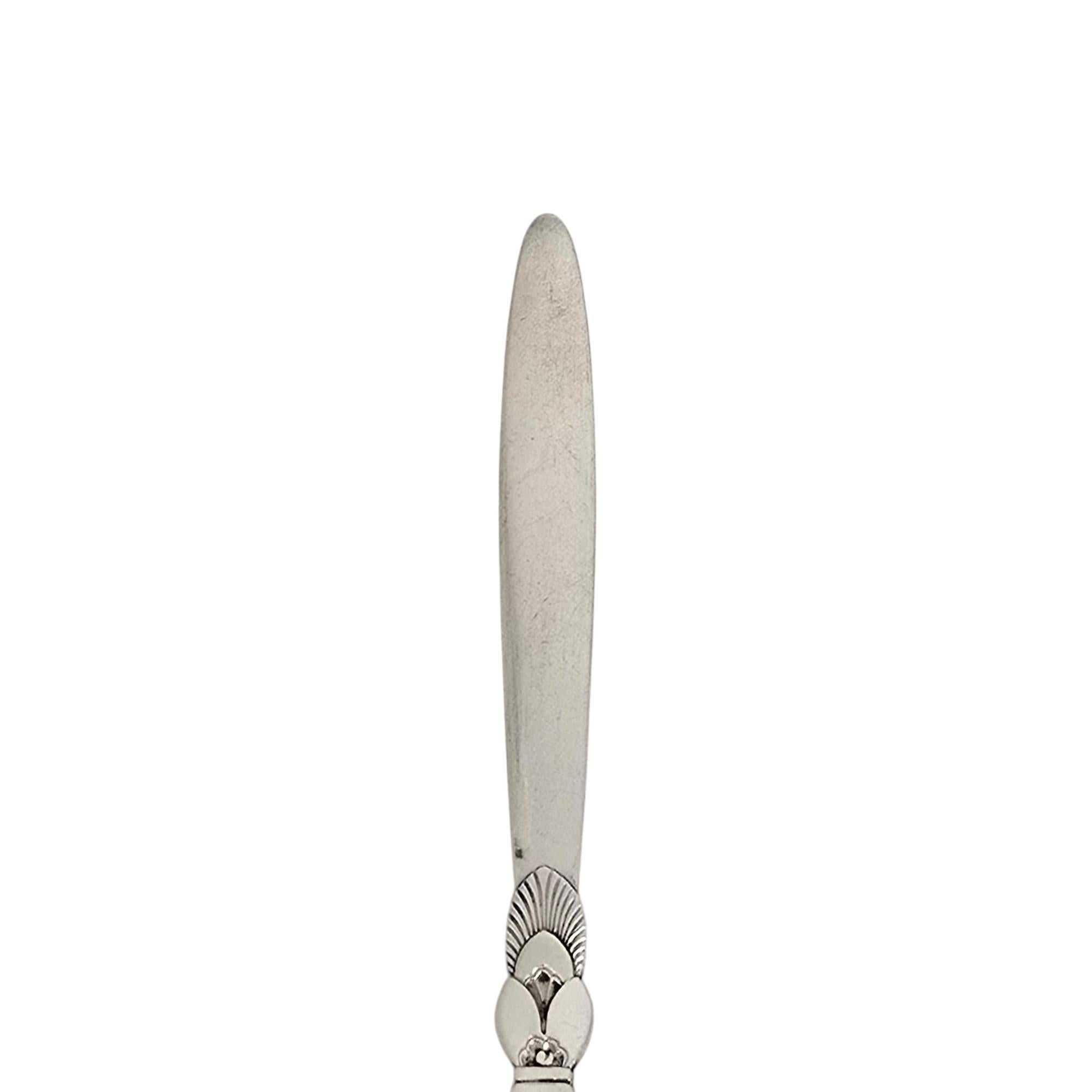 Georg Jensen Denmark Cactus Sterling Silver Pickle/Olive Fork #21583 1