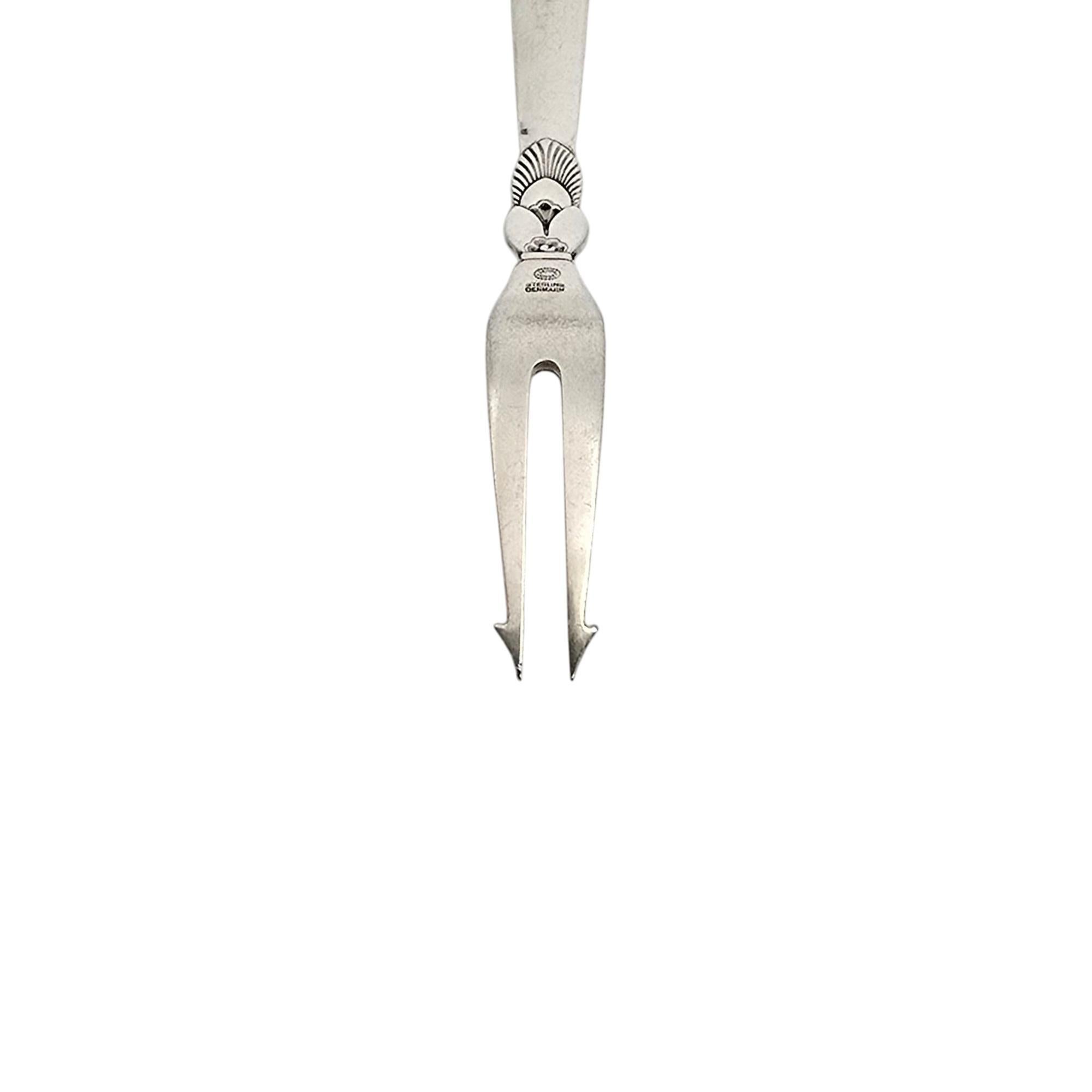Georg Jensen Denmark Cactus Sterling Silver Pickle/Olive Fork #21583 2