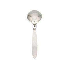 Georg Jensen Denmark Cactus Sterling Silver Small Serving Spoon 8" #16893