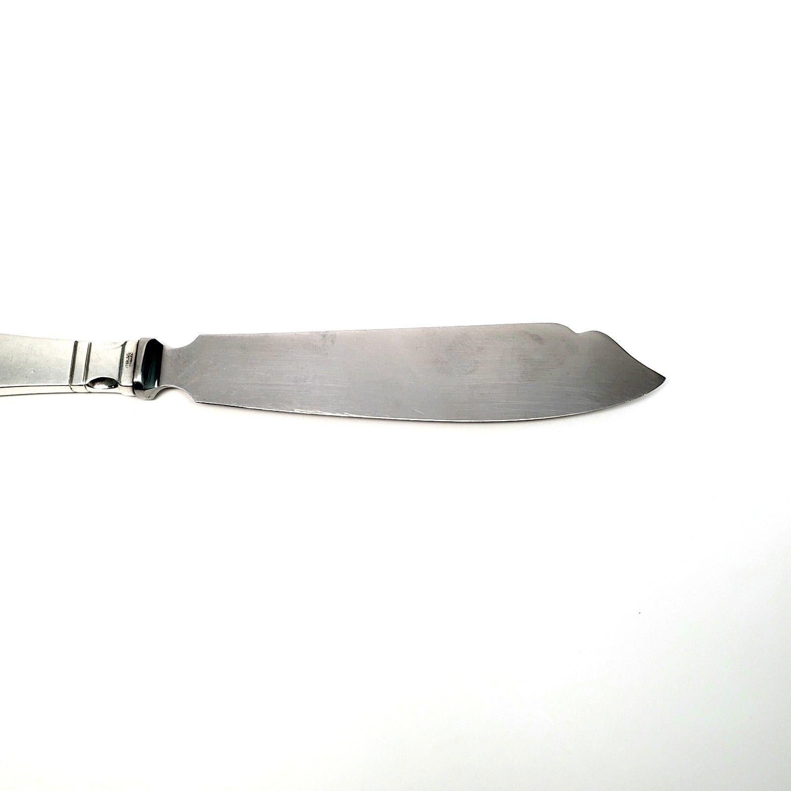 Georg Jensen Denmark Continental/Antik Pattern Sterling Silver Cake Knife 2