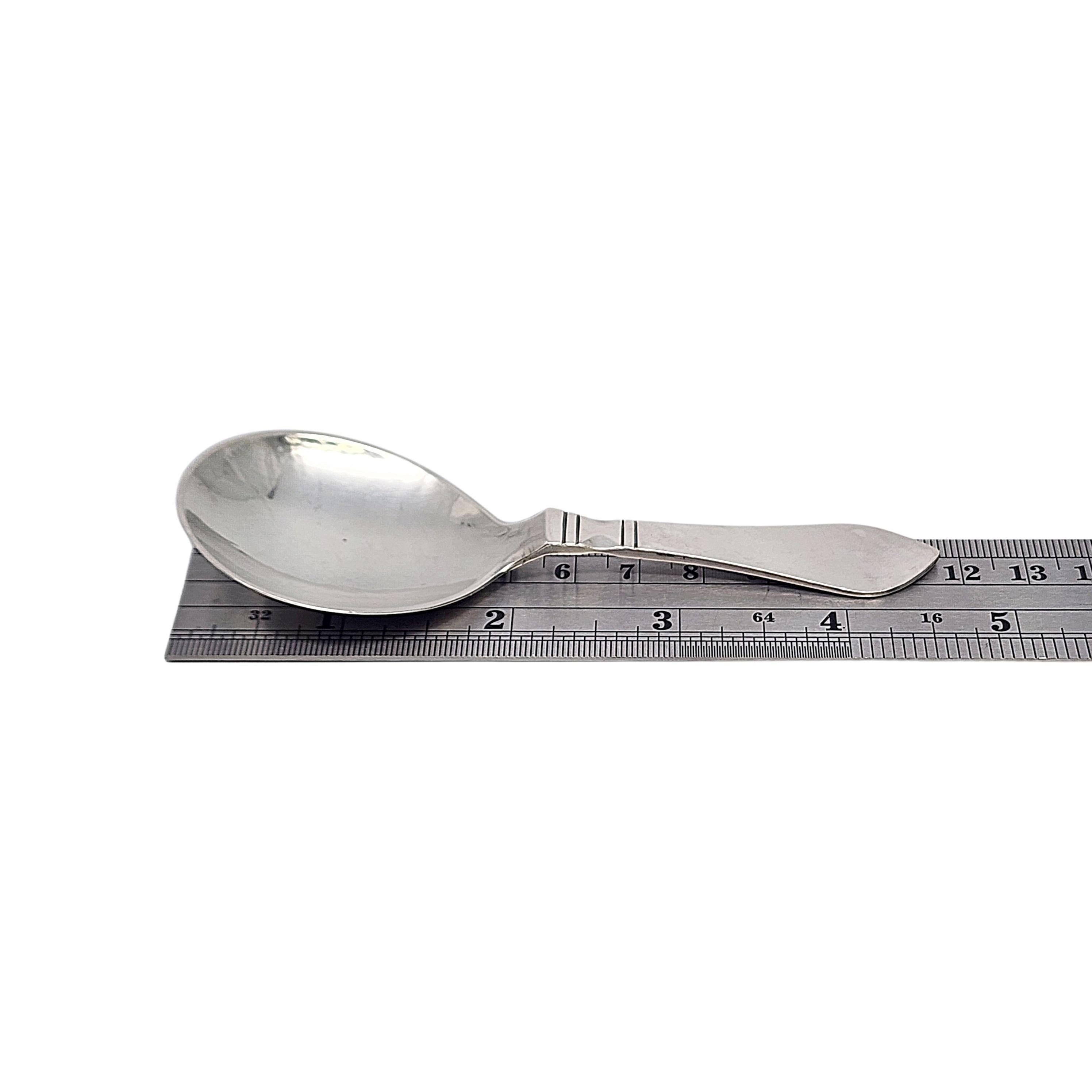 Georg Jensen Denmark Continental/Antik Sterling Silver Cucchiaio da zucchero #18326 in vendita 5