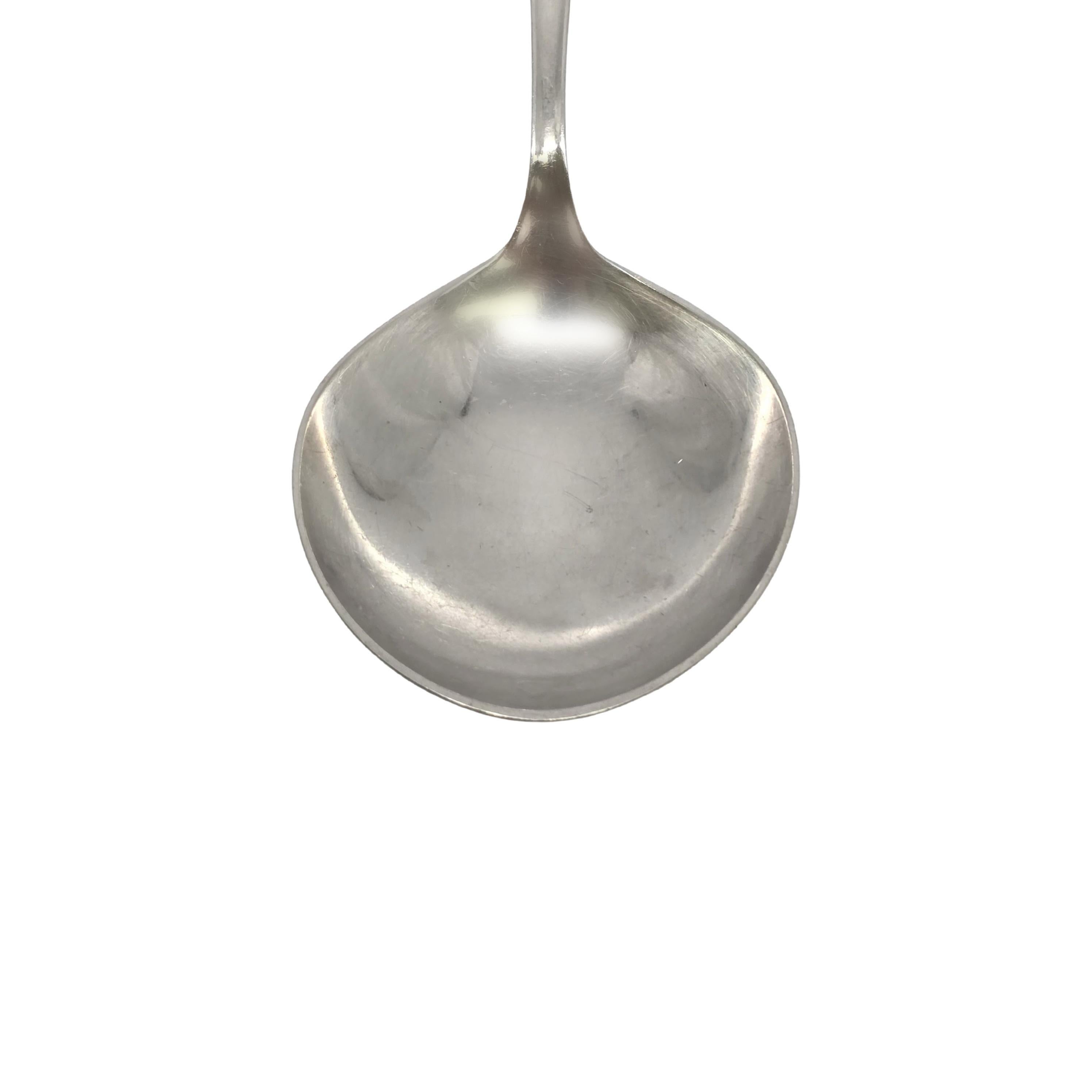 Cucchiaio da portata grande in argento sterling Georg Jensen Denmark Cypress 9 3/4