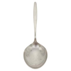 Georg Jensen Denmark Cypress Sterling Silver Large Serving Spoon 9 3/4" #18627
