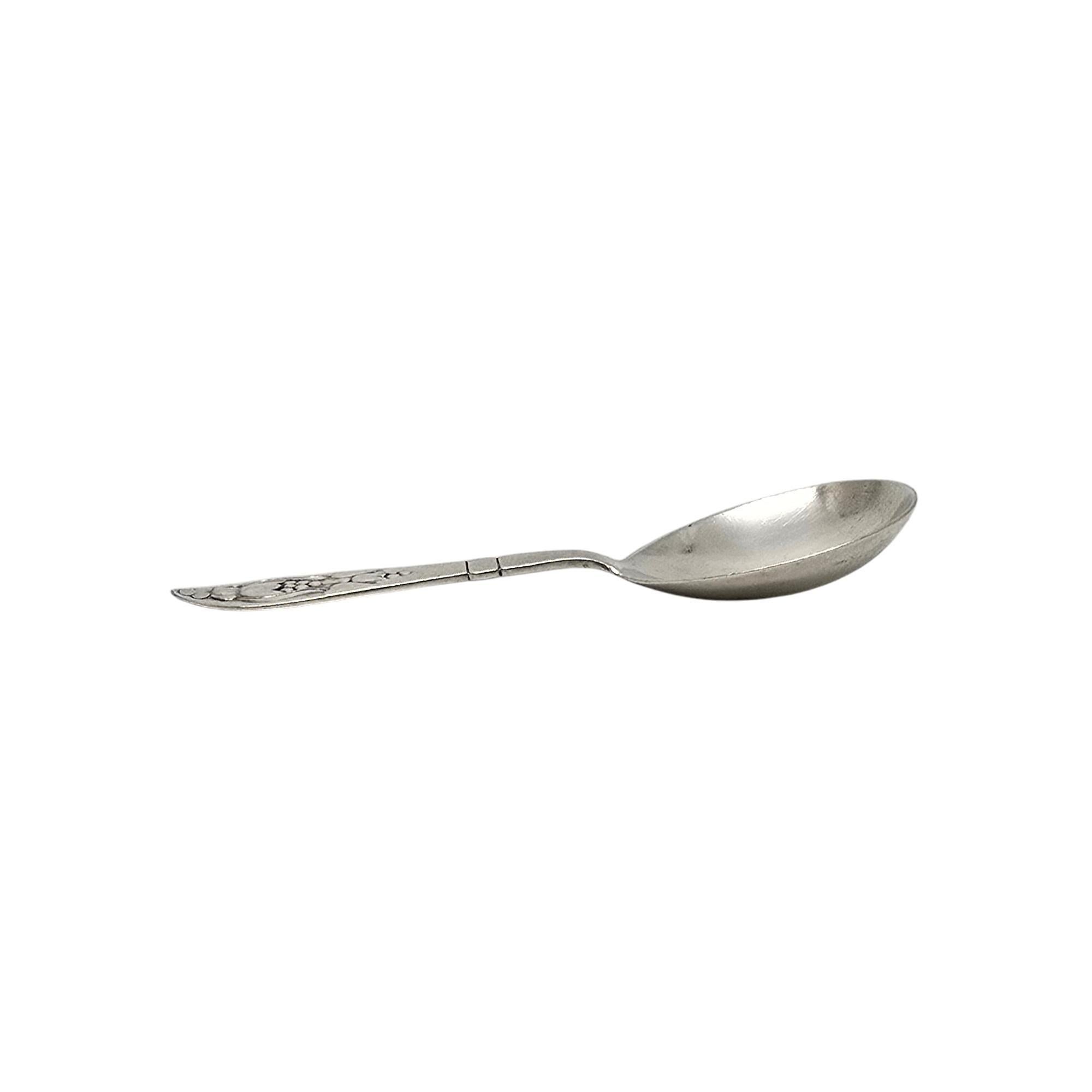 Art Nouveau Georg Jensen Denmark, Caddy/Cucchiaio da zucchero in argento fucsia #19468 in vendita