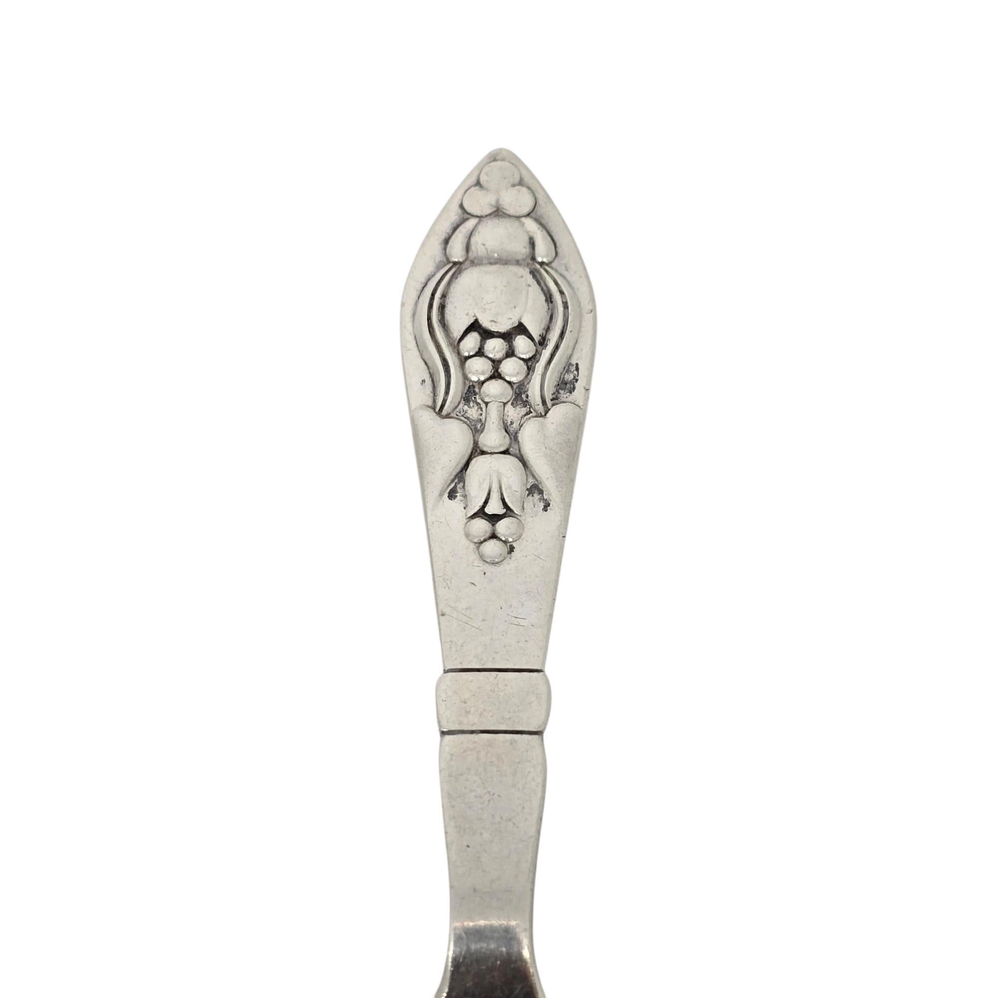 Georg Jensen Denmark, Caddy/Cucchiaio da zucchero in argento fucsia #19468 In condizioni buone in vendita a Washington Depot, CT