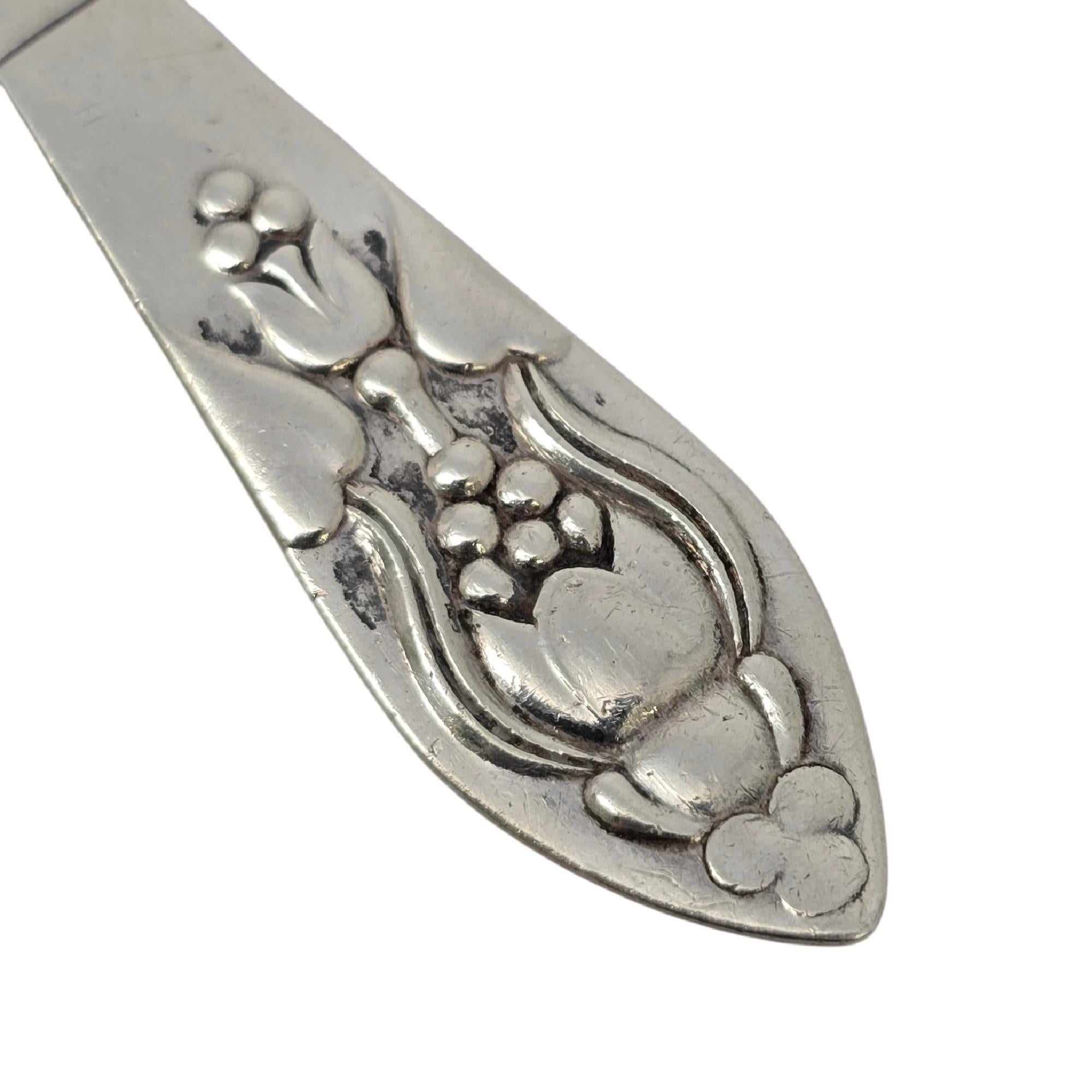 Georg Jensen Denmark, Caddy/Cucchiaio da zucchero in argento fucsia #19468 in vendita 3