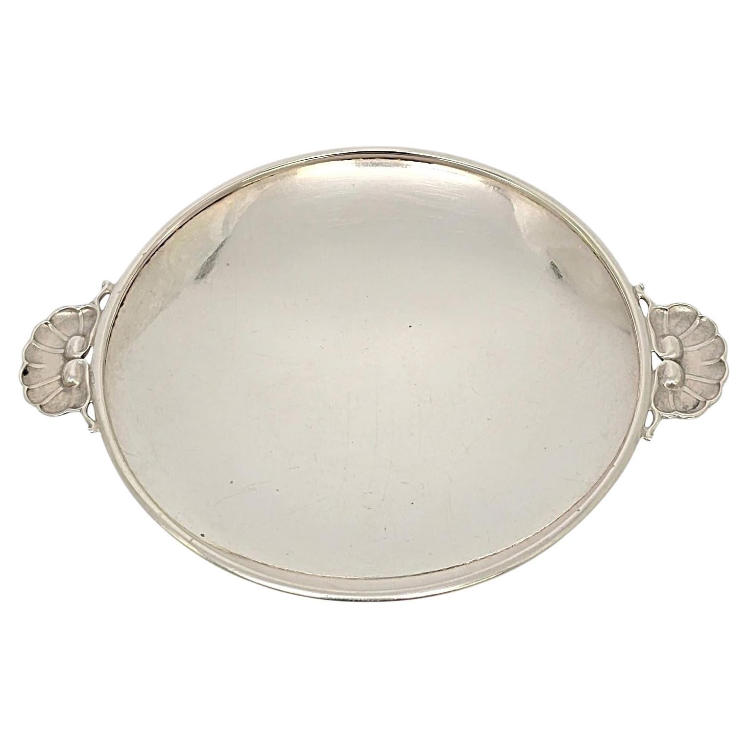 Georg Jensen Dänemark G. Albertus Sterlingsilber Salzstreuer/Schale 355B #19415
