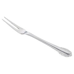 Georg Jensen, Denmark. "Lily of the Valley" cold meat fork in sterling silver.