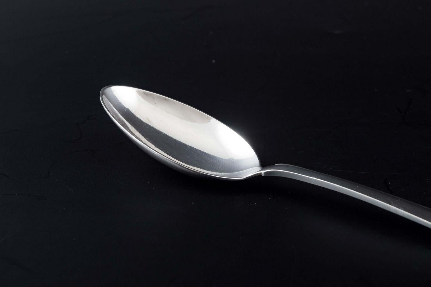 Danese Georg Jensen, Danimarca. Cucchiaio da dessert 