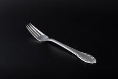 Georg Jensen, Denmark. "Lily of the Valley" dinner fork in sterling silver.