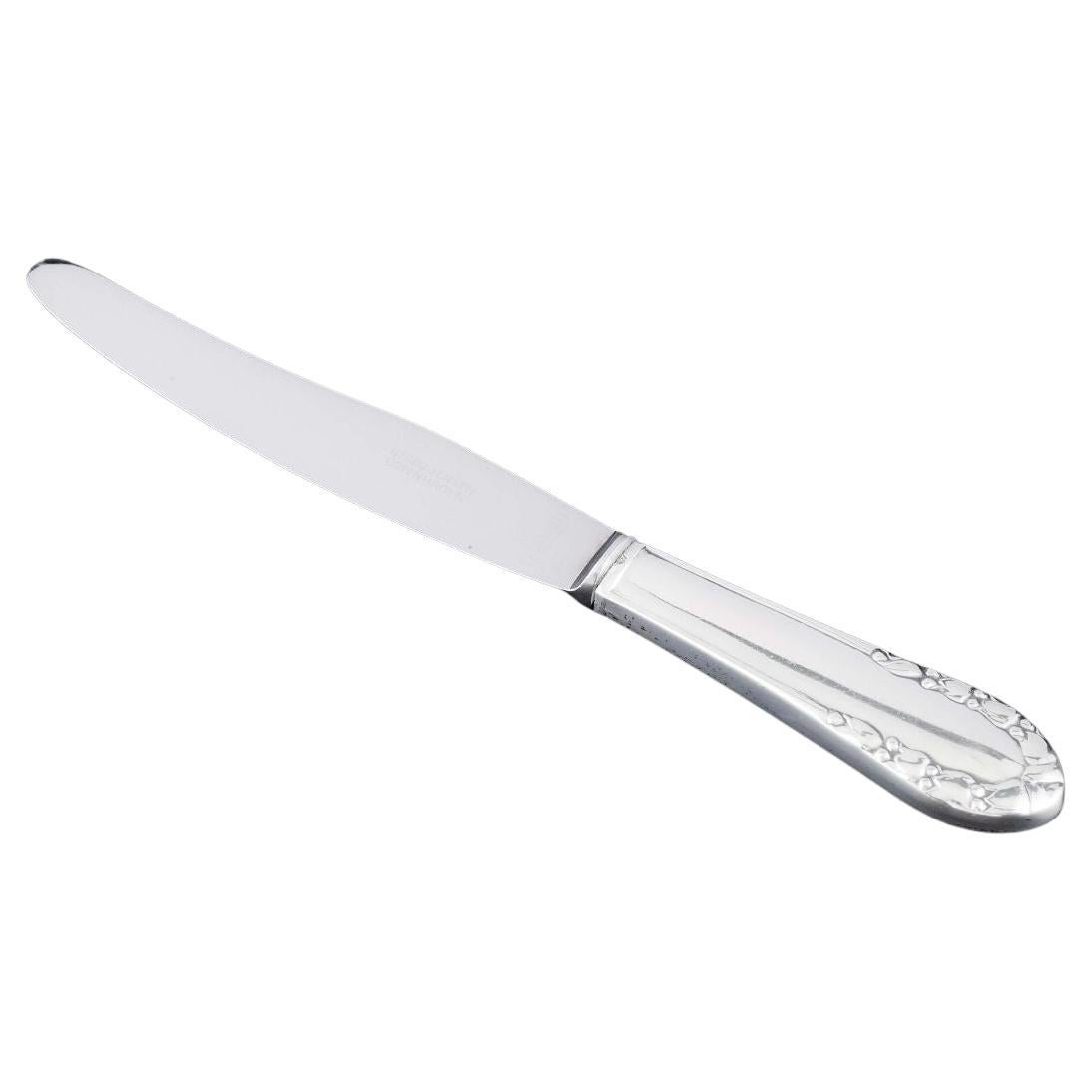Georg Jensen, Denmark. "Lily of the Valley" dinner knife in silver.