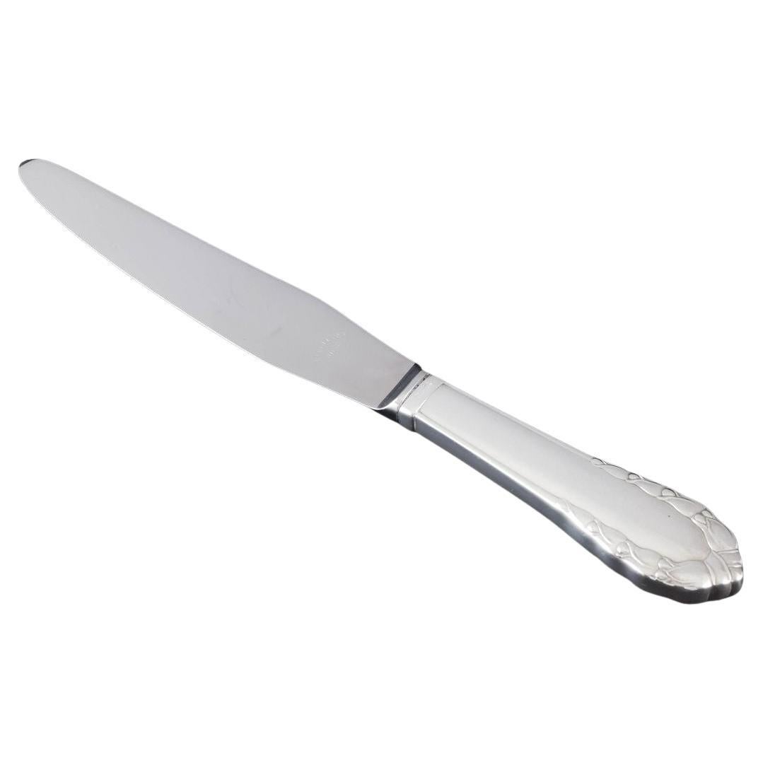 Georg Jensen, Denmark. "Lily of the Valley" dinner knife in sterling silver.