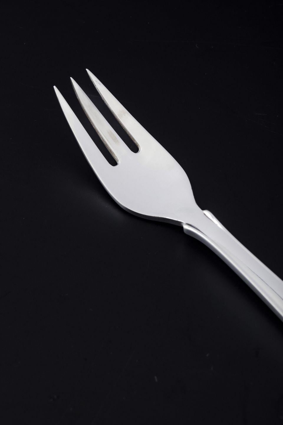 Danois Georg Jensen, Danemark. Fourchette à poisson 
