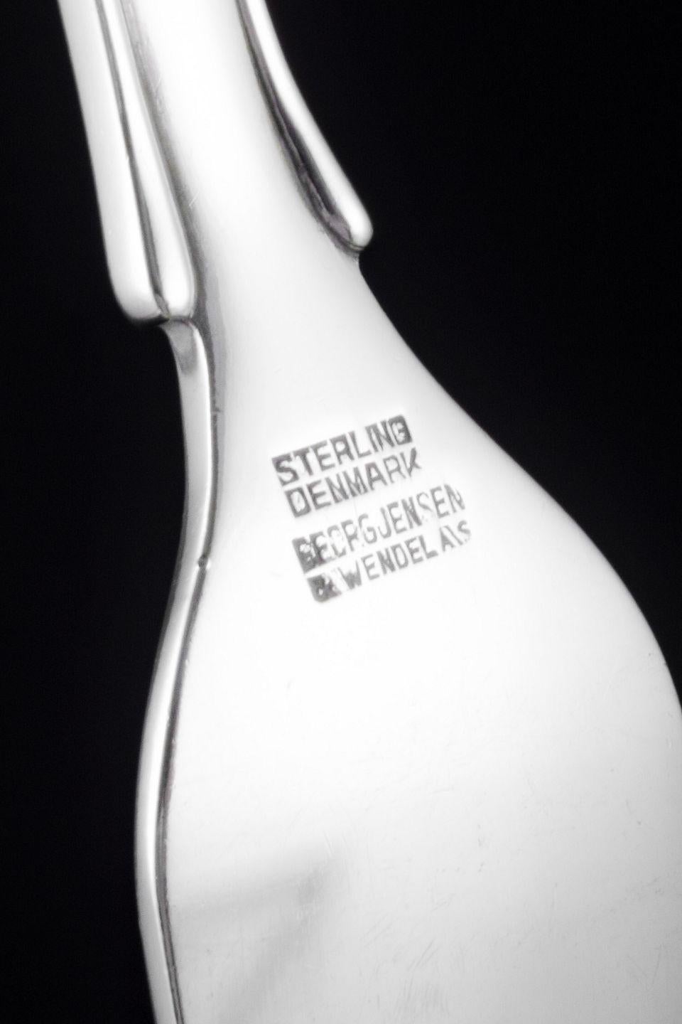 Georg Jensen, Danemark. Fourchette à poisson 