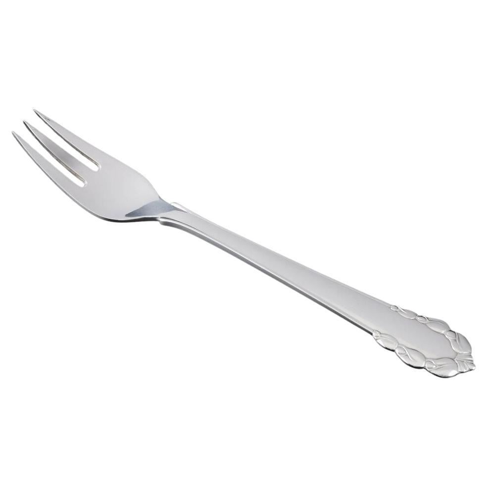 Georg Jensen, Denmark. "Lily of the Valley" fish fork in sterling silver. 1950s