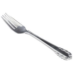 Georg Jensen, Denmark. "Lily of the Valley" lunch fork in sterling silver.