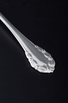 Georg Jensen, Denmark. "Lily of the Valley" tart server in silver.