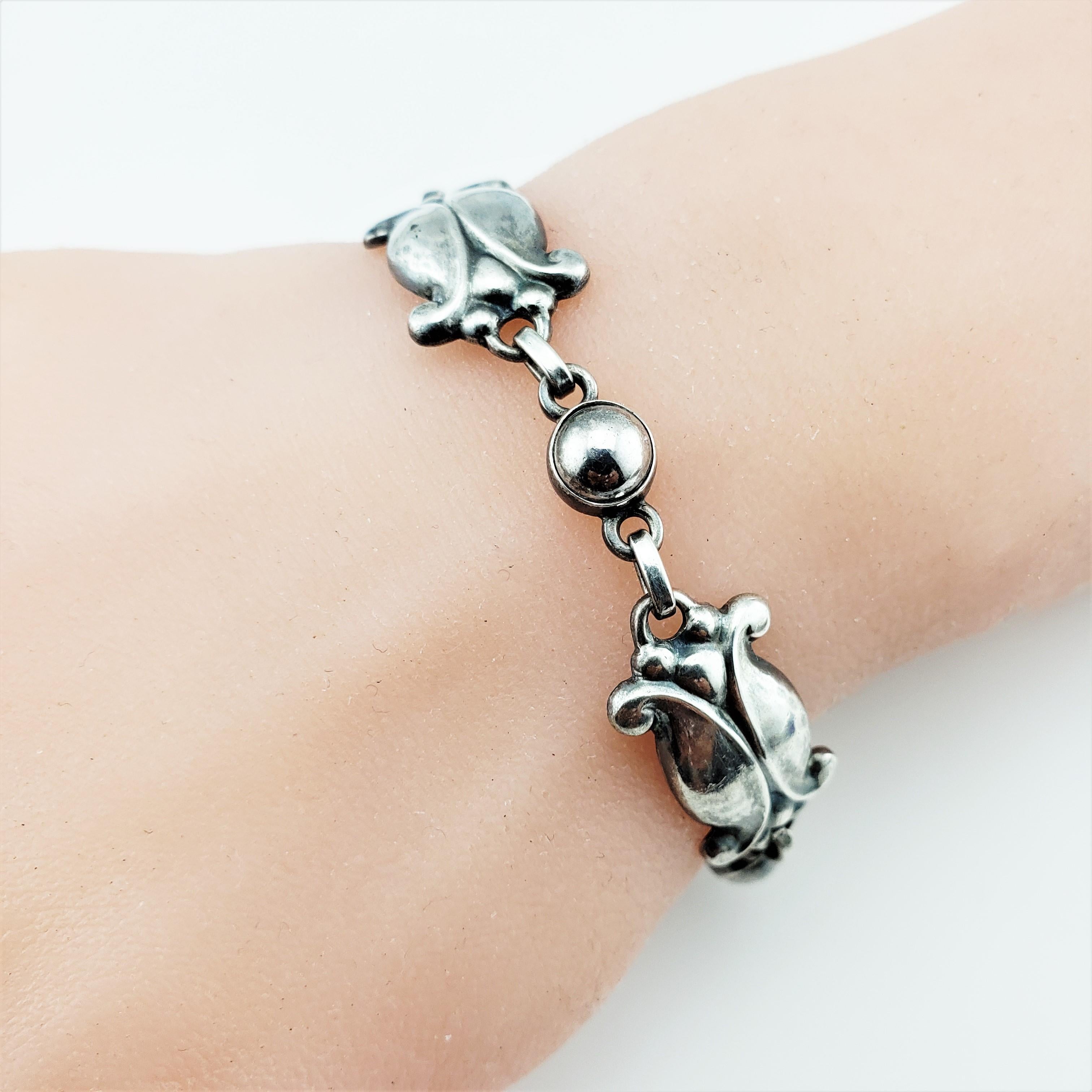 Women's Georg Jensen Denmark Sterling Silver #11 Moonlight Blossom Bracelet