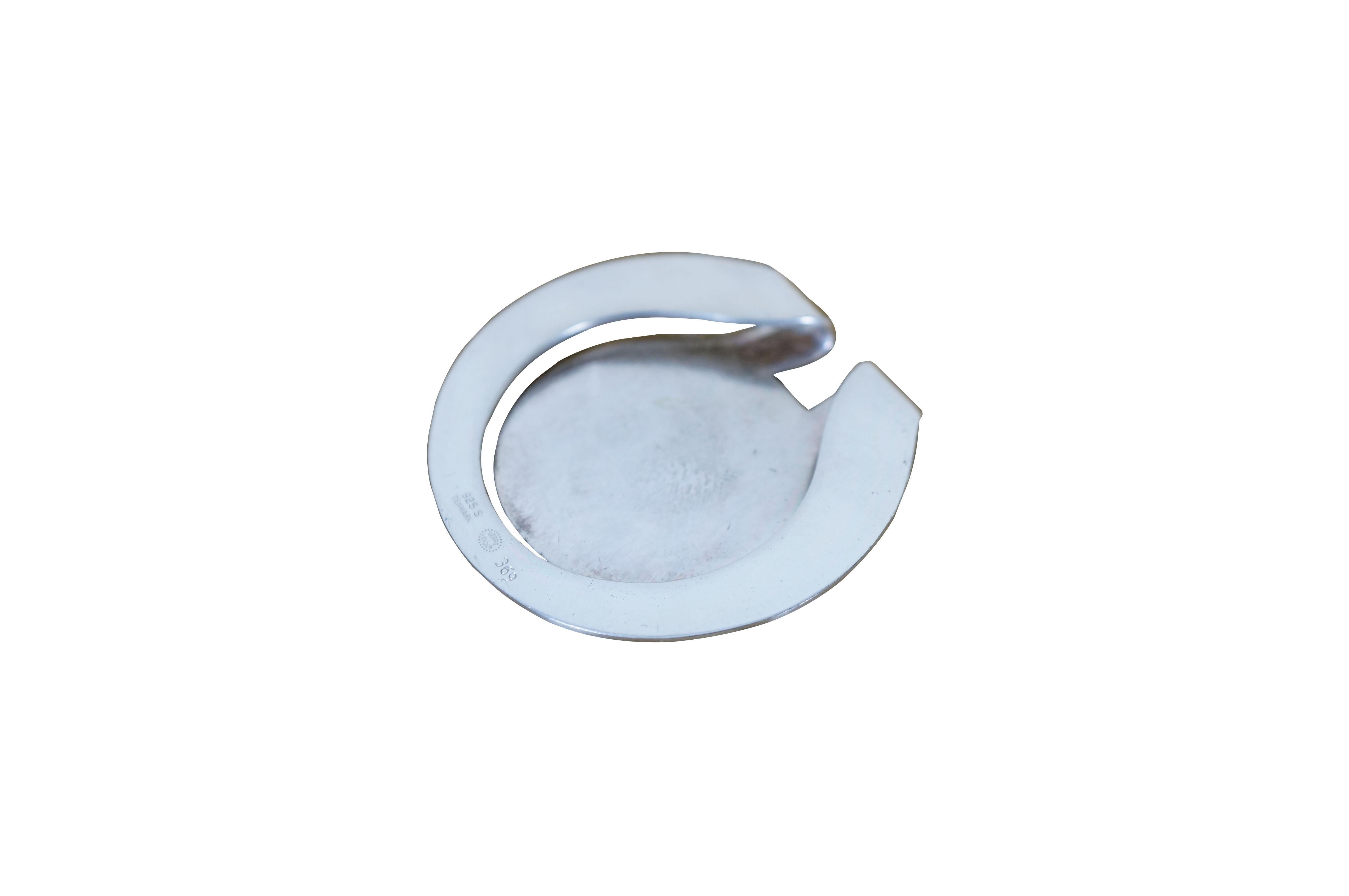 Fermasoldi d'epoca Georg Jensen, numero 369, in argento sterling 925 a forma di ferro di cavallo. Prodotto in Danimarca. 

Dimensioni:
2
