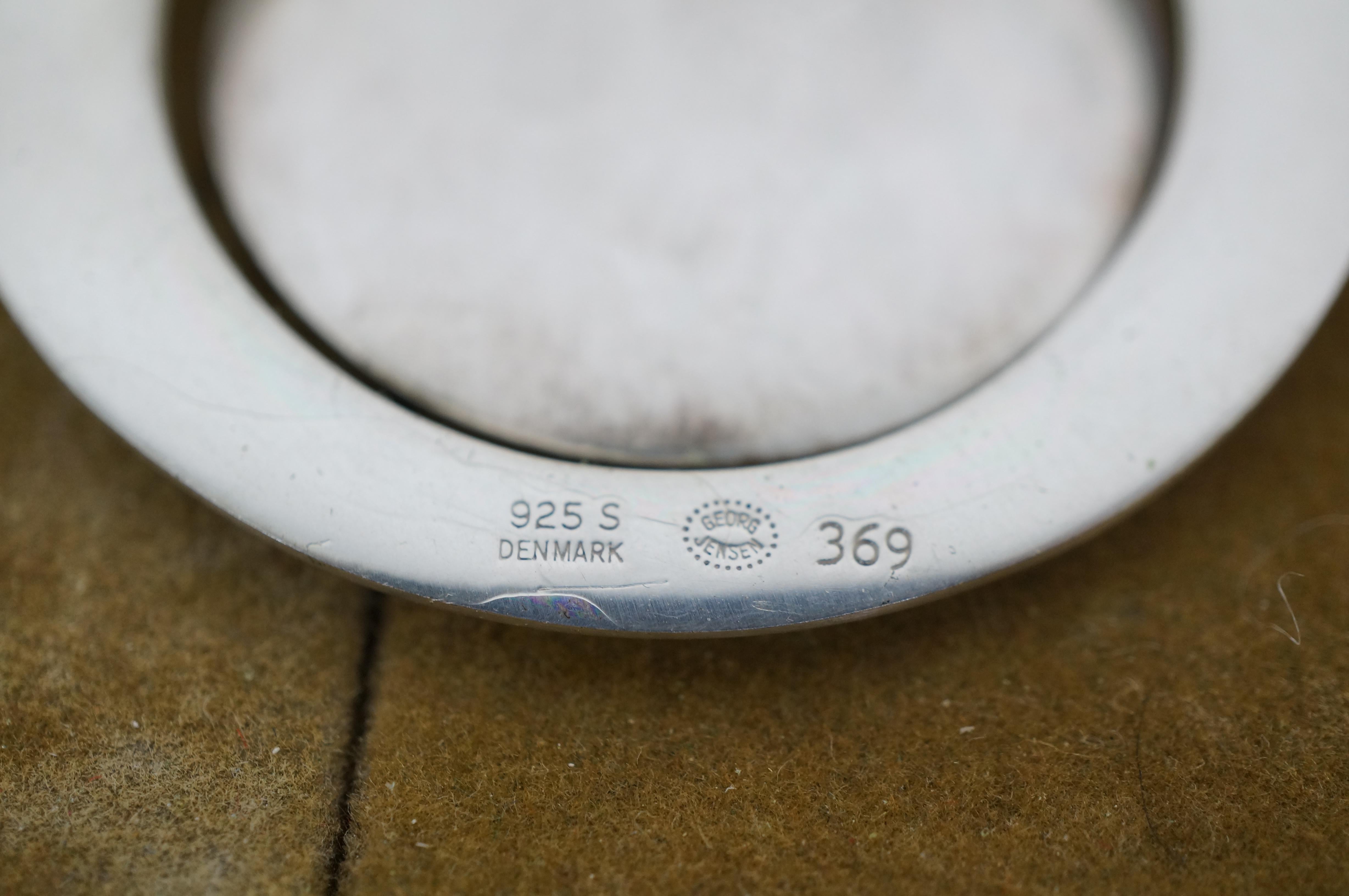 Fermasoldi Georg Jensen Denmark in argento sterling 925 #369 in vendita 3