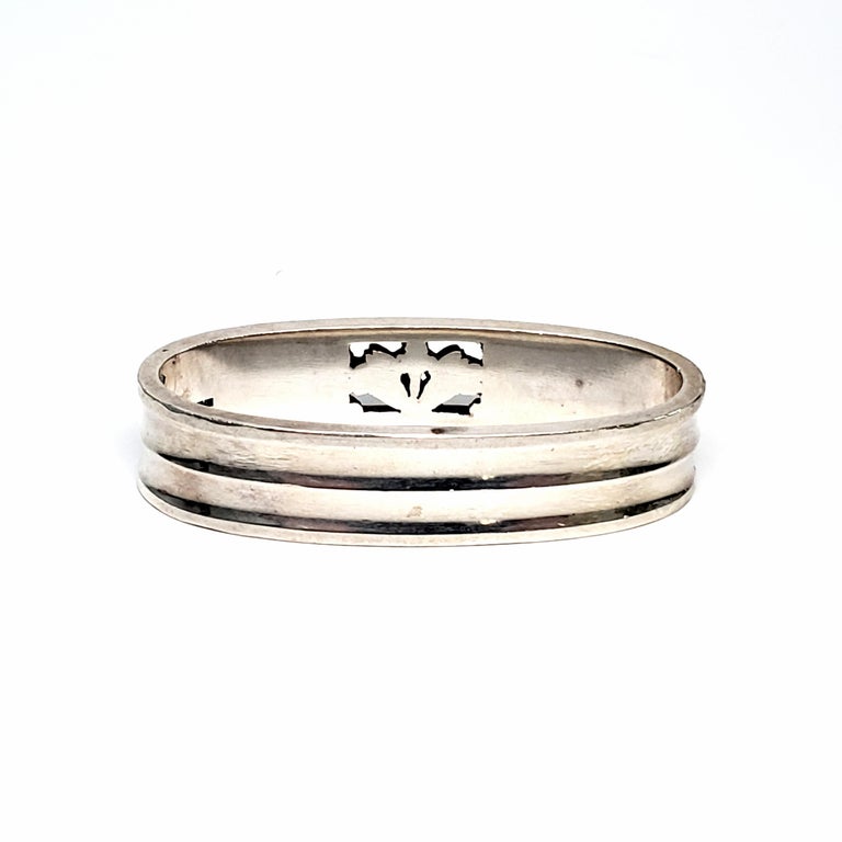 Jensen Denmark Sterling Silver Acanthus Napkin Ring at 1stDibs