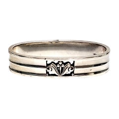 Vintage Georg Jensen Denmark Sterling Silver Acanthus Napkin Ring