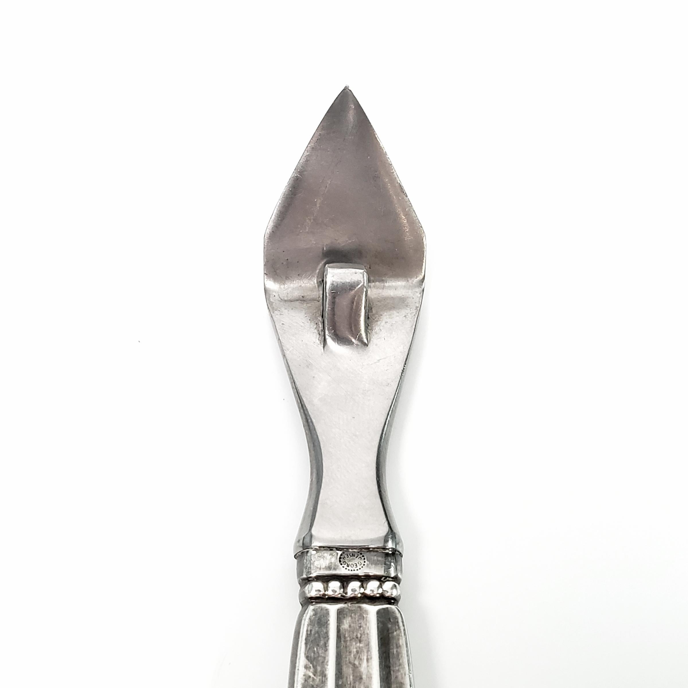 Georg Jensen Denmark Sterling Silver Acorn Can Opener 1