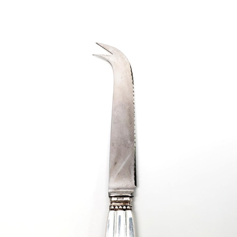 Jensen Denmark Sterling Silver Acorn Cheese or Bar Knife at 1stDibs