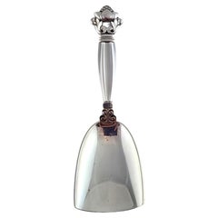 Georg Jensen Denmark Sterling Silver Acorn Sugar Shovel #18391