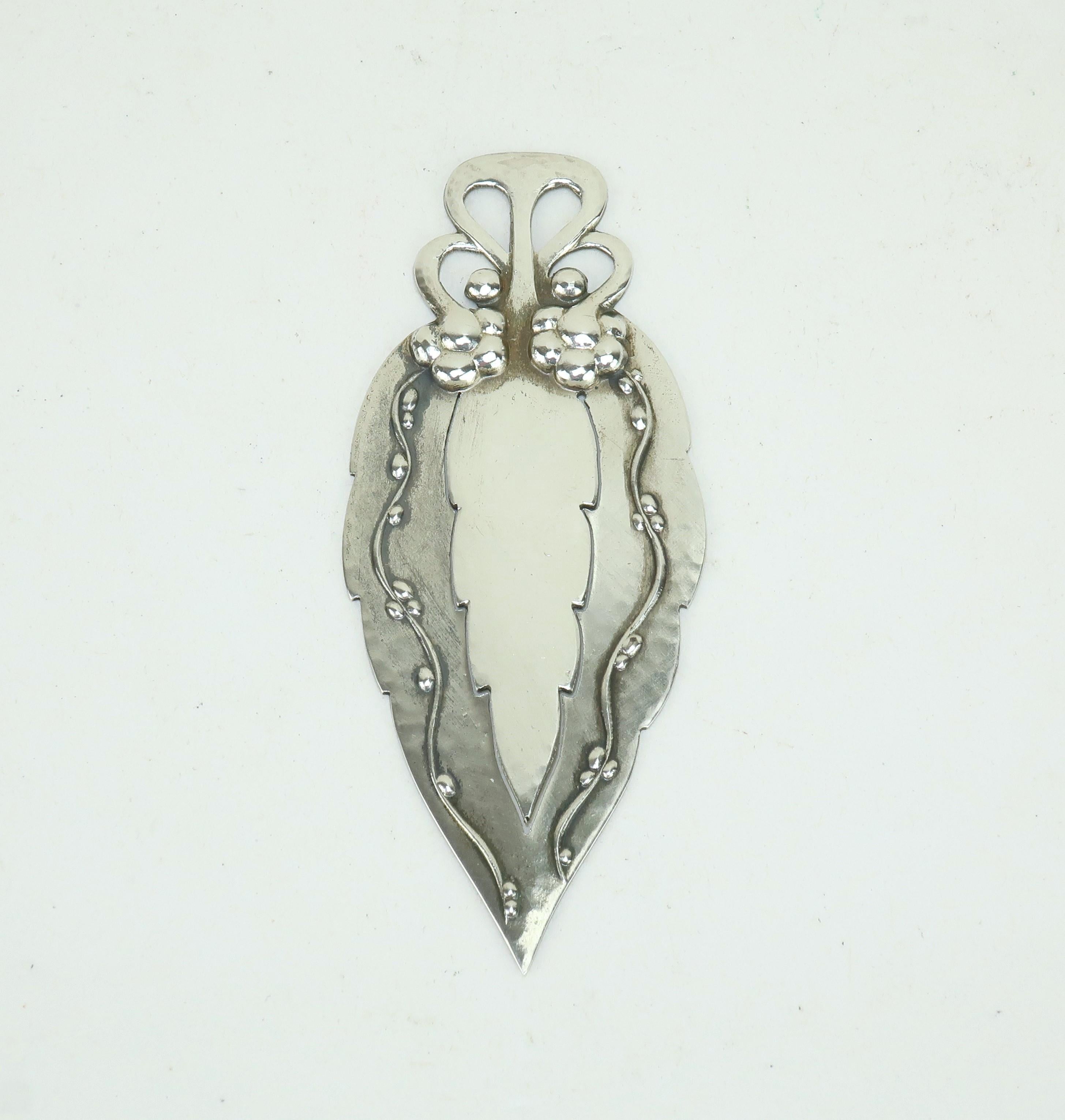 GEORG JENSEN Dänemark Sterlingsilber-Tablett, 1940er Jahre für Damen oder Herren im Angebot