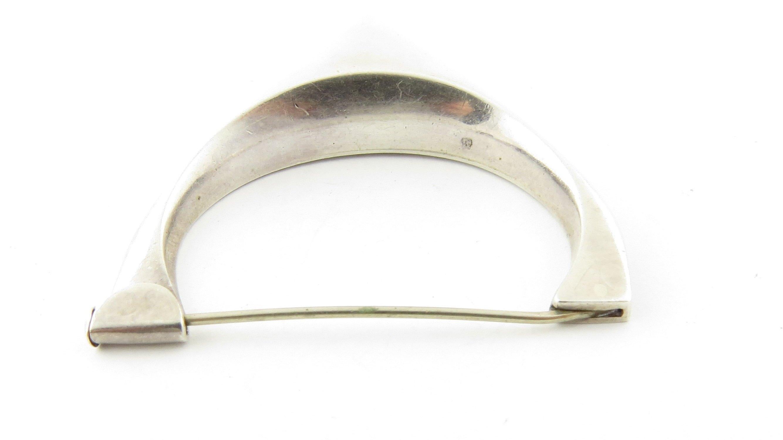 Vintage Georg Jensen Denmark Sterling Silver Brooch/Pin #326- This lovely pin/brooch by Danish silvermith Georg Jensen is meticulously crafted in classic sterling silver. Size: 49 mm x 46 mm x 8.5 mm Weight: 10 dwt. / 15.7 gr. Hallmark: GEORG JENSEN