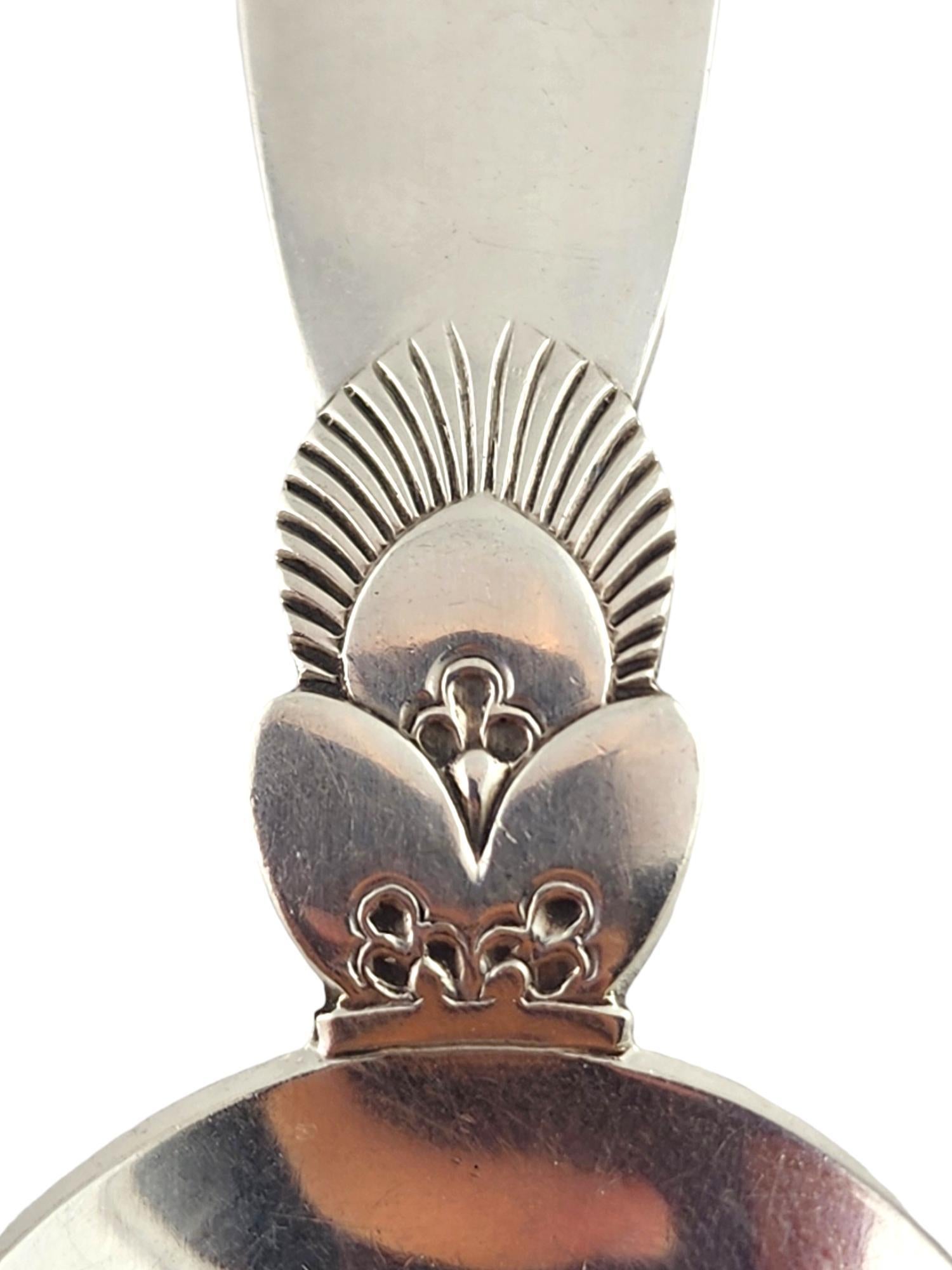 Women's Georg Jensen Denmark Sterling Silver Cactus Sugar Spoon #18384