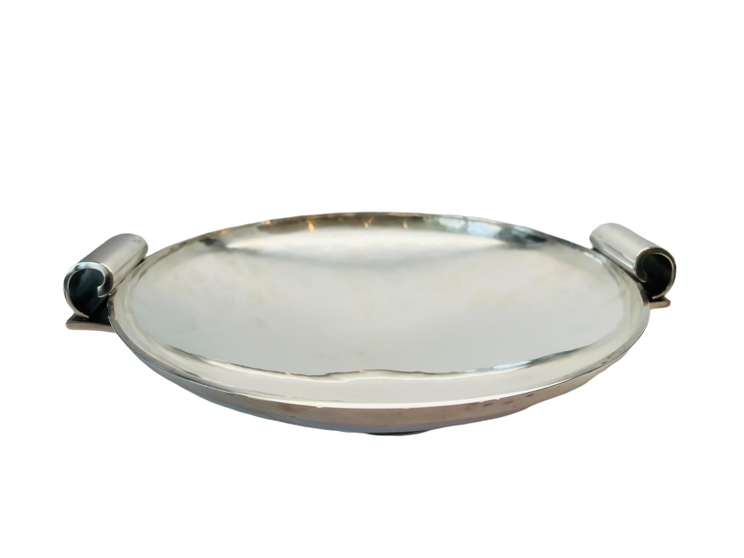 Ciotola centrotavola in argento sterling 752B di Georg Jensen Denmark by Harald Nielsen In condizioni buone in vendita a Washington Depot, CT