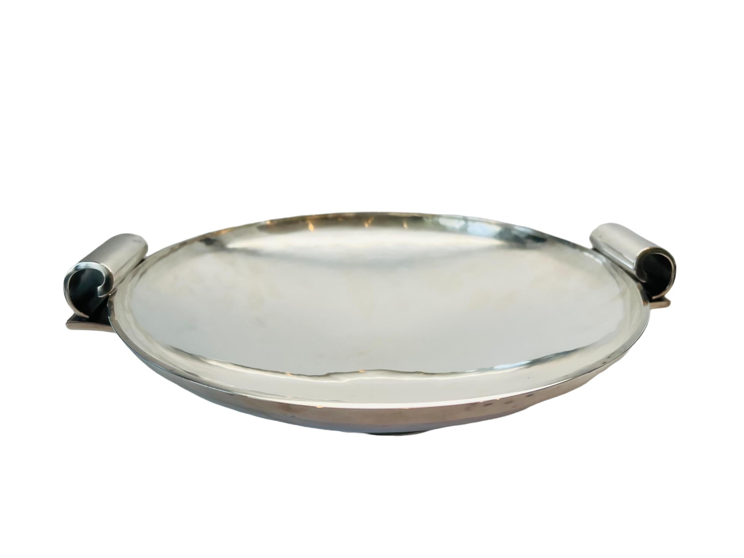 Georg Jensen Dänemark Sterlingsilber Tafelaufsatz Schale 752B von Harald Nielsen im Zustand „Gut“ im Angebot in Washington Depot, CT