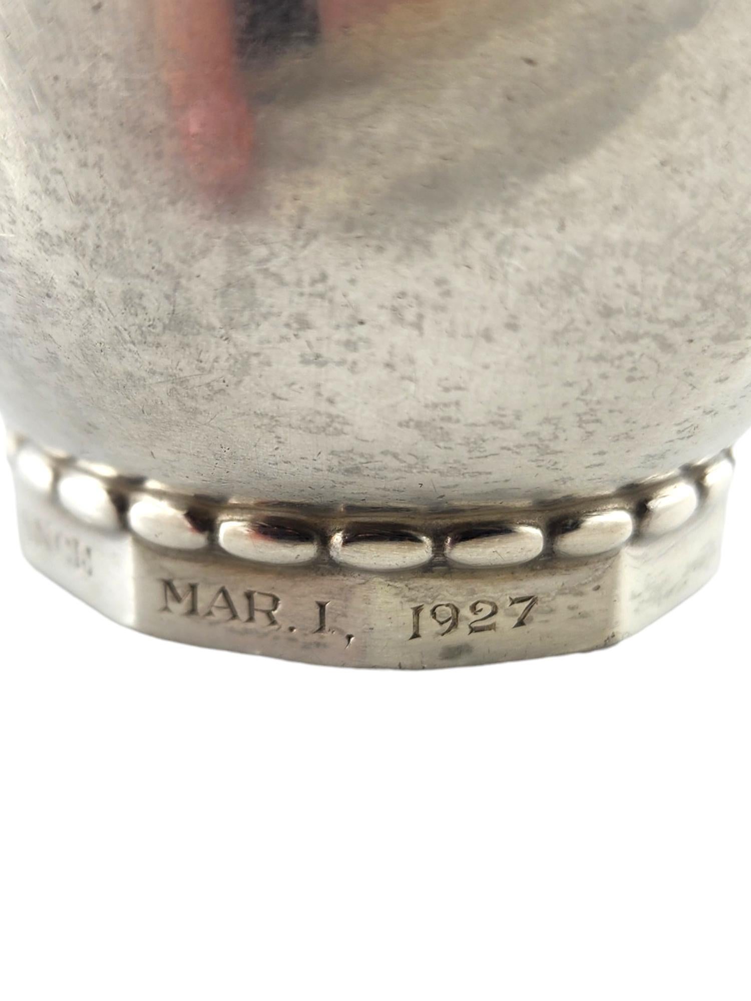 Georg Jensen Denmark Coppa da vino in argento martellato #222 #18392 in vendita 3